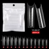 60pcs extension glue nail mold 07