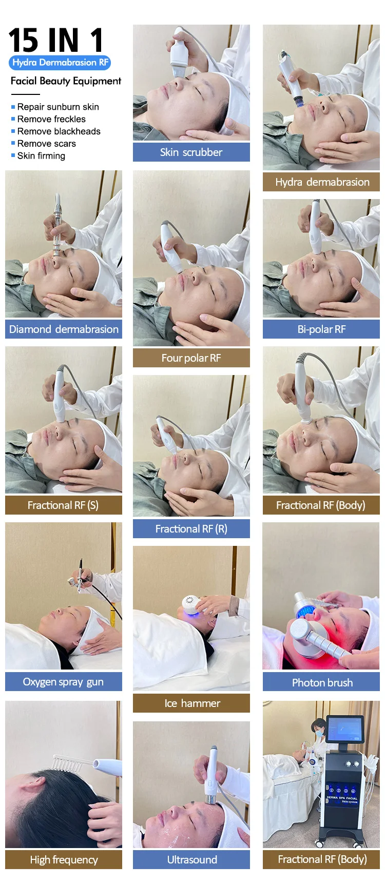 New water dermabrasion /Hydra Diamond Microdermabrasion machine/spa facial cleaning 2