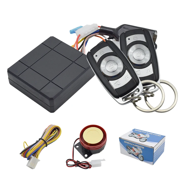 12V一方向オートバイバイク盗難防止セキュリティアラーム