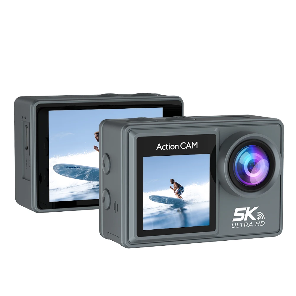 Action Vlog 12 Camera Ausek Pro Vlog 9 Black Action Camera Be Unique App Stabilized Outdoor Sport Camera Dual Antishake