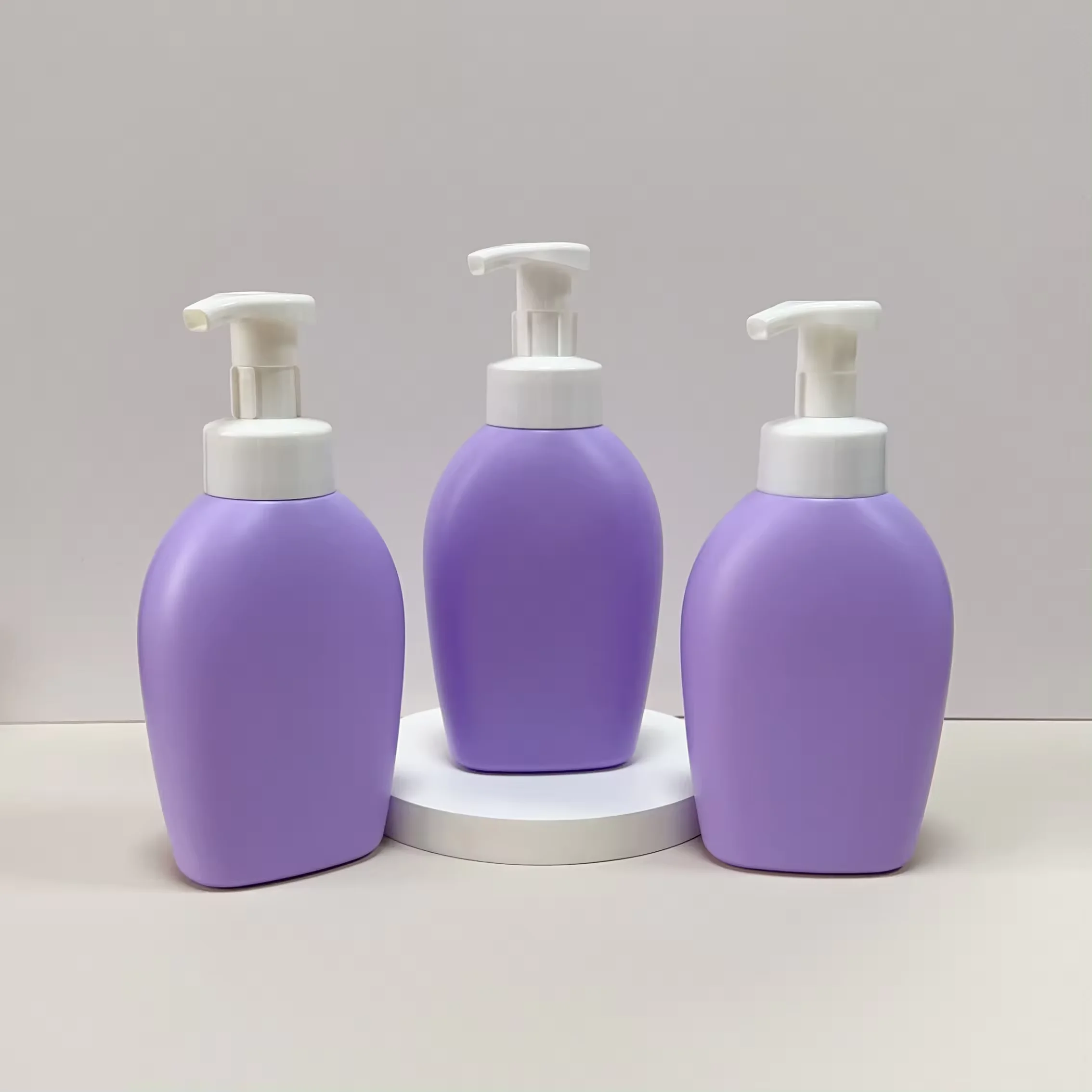 Empty Skin Care Cleanser Baby Bottle 500ml HDPE Cosmetic Plastic Foam Soap Dispenser Foam Pump Bottle