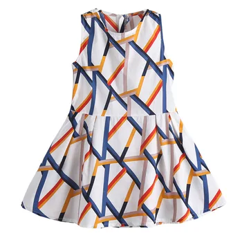 Wholesale Children's Boutique Clothing Cotton Baby Latest Fashion Prety Girl Dresses