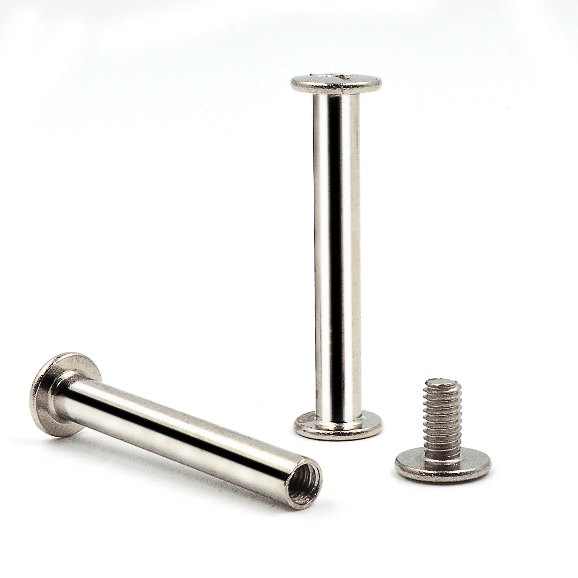 Nickel Plated' 4 x 5 mm Chicago Screw