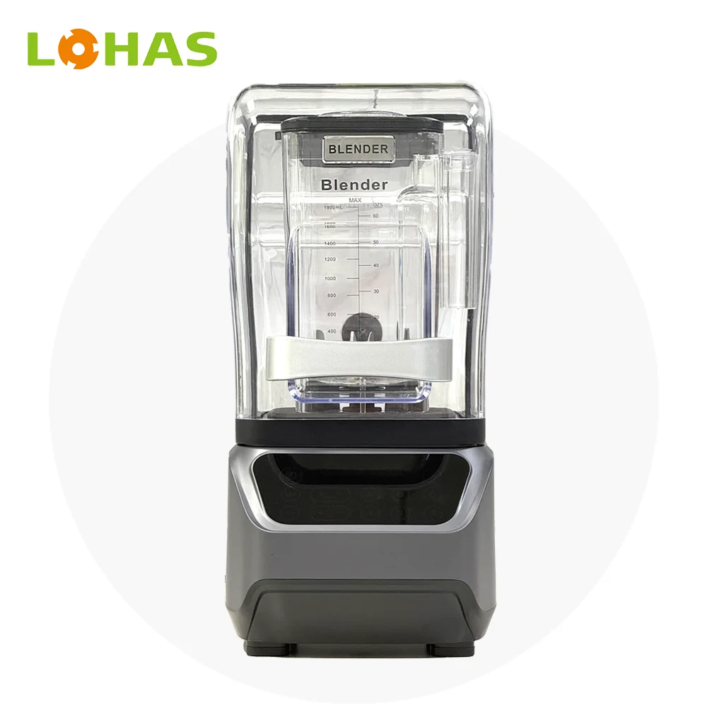 מערבל תעשייתי Lohas 2200W, מערבל בעוצמה גבוהה, מכונת מיץ 1.8L, מערבל חשמלי, מכונת מיץ טרי, מכשירי מטבח