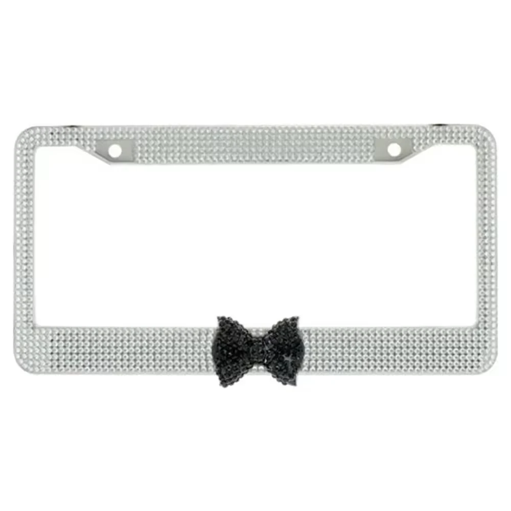 China Manufacture Auto Car Beauty Rhinestone License Plate Frame Decoration