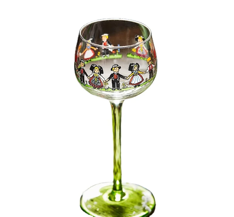 Wine Glass Goblet Alsatian Villain Glass Wine Cup Cocktail Glass