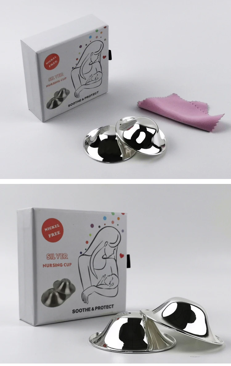 Breastfeeding Trilaminate Nursing Silver Cup Breastfeeding Accessories
