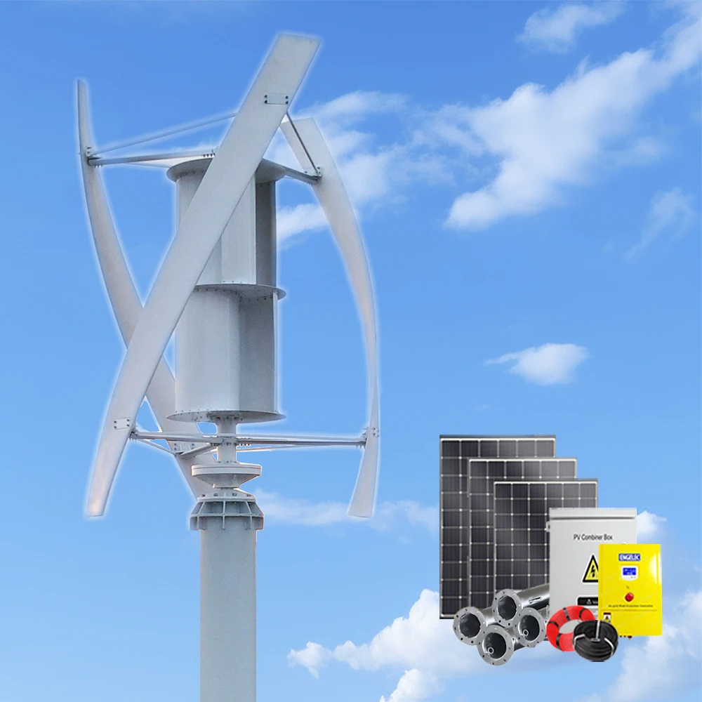 Alibaba.com: 20KW 10KW 5KW Vertical Axial Wind Turbine Generator 48V ...