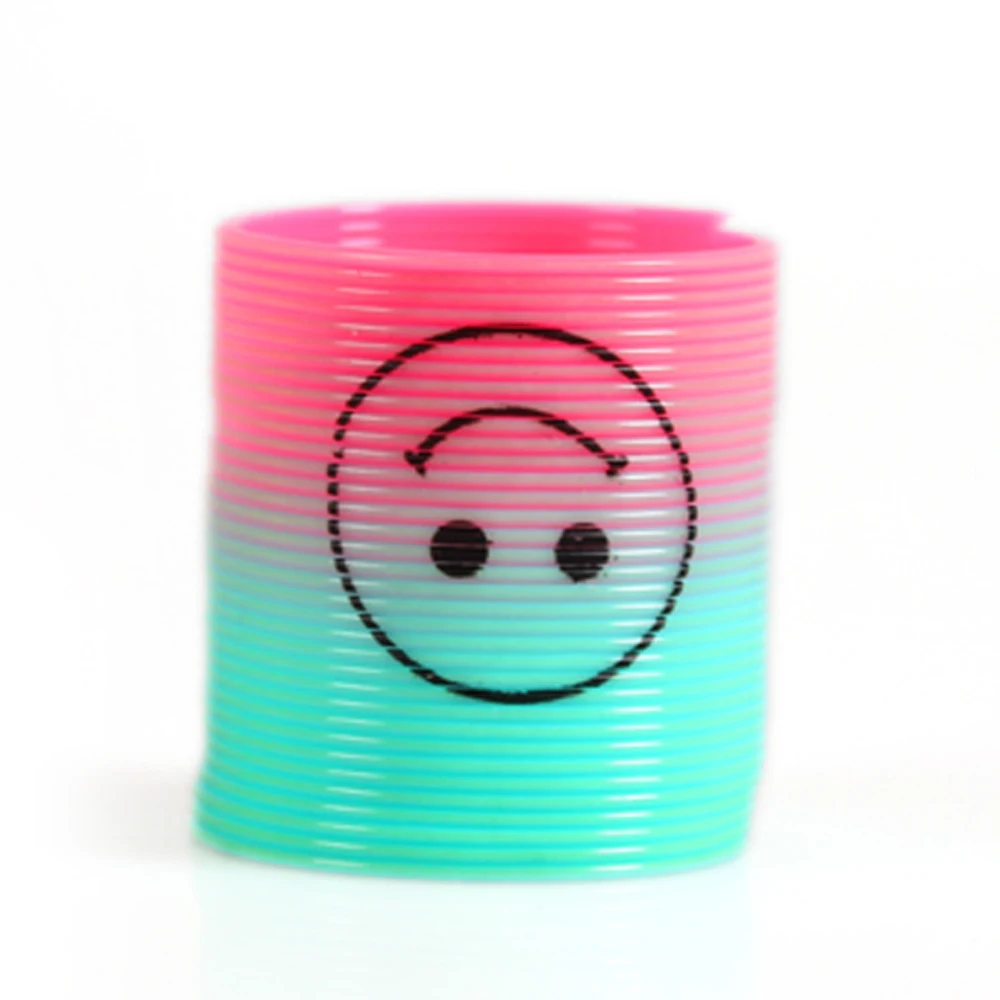 Small Size Compression Plastic Magic Spring Circle Classic Circles Rain Bow Circle Toys for Children