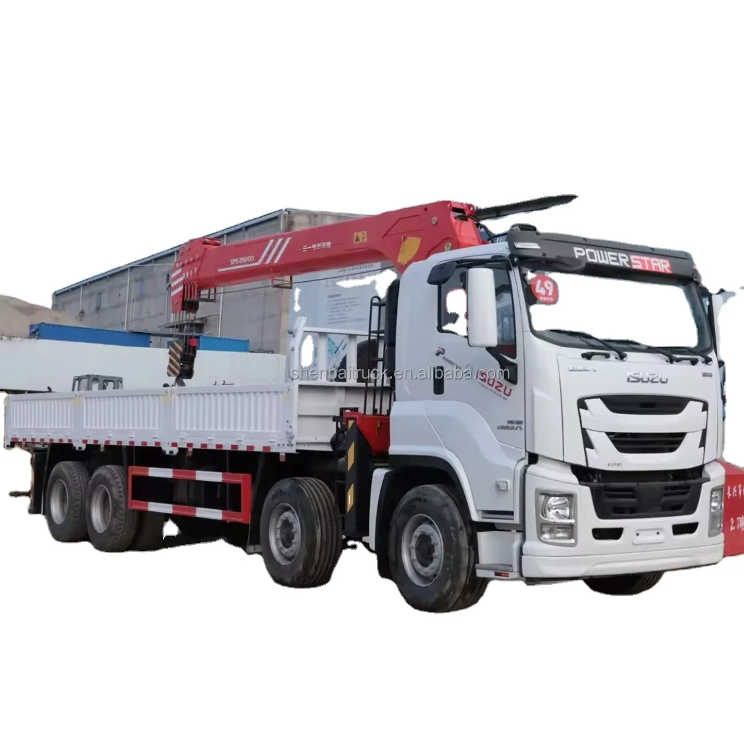 ISUZU 8x4 420 л.с. 460 для тяжелых грузовиков Palfinger кран SPS40000 телескопический