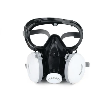 Tpe Material Half Face Respiratory Breathing Mask Anti-dust Shockproof ...