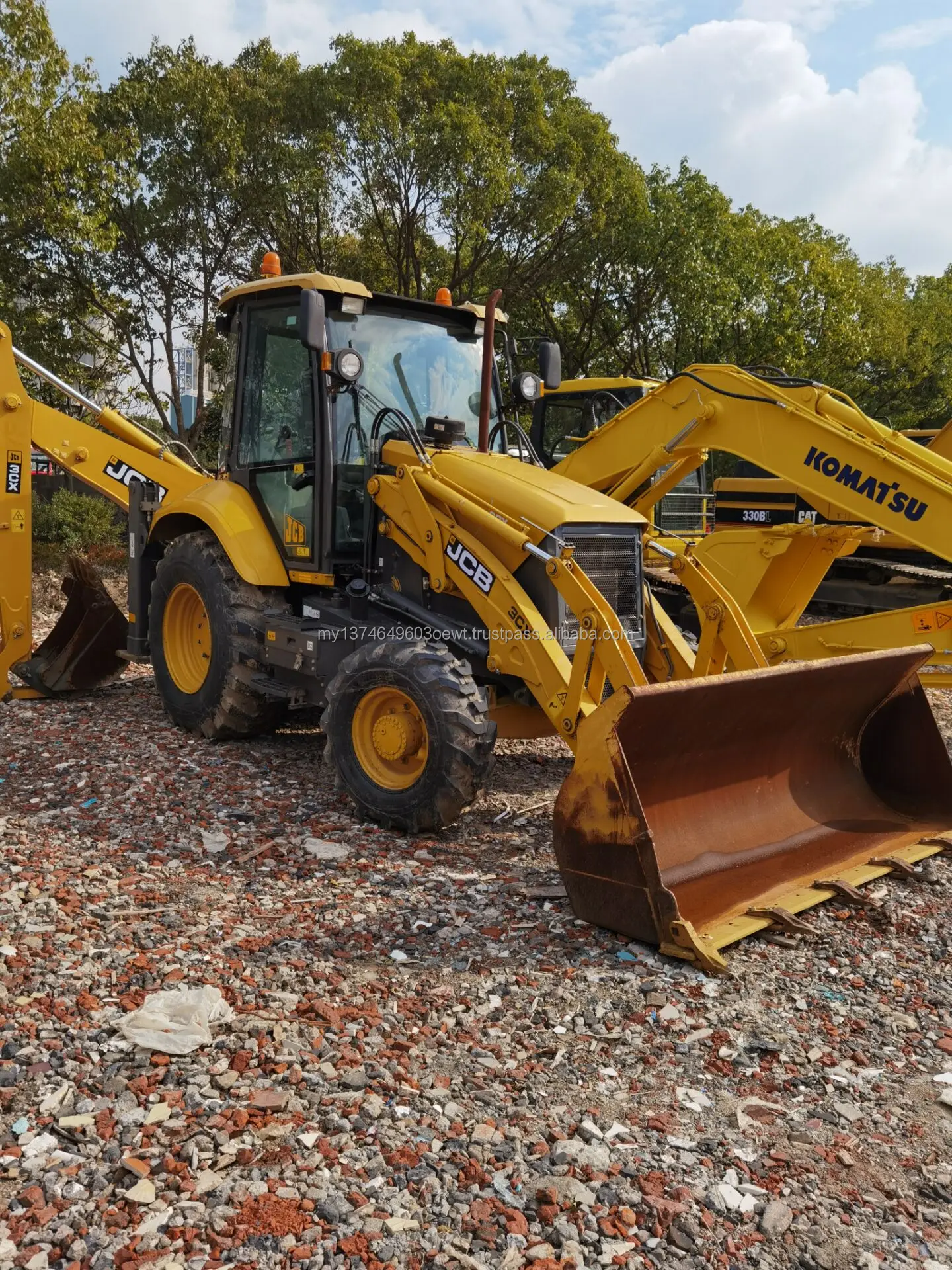 Used Backhoe Loader Retroexcavadora Jcb 3cx 4cx Backhoe Loaders For ...