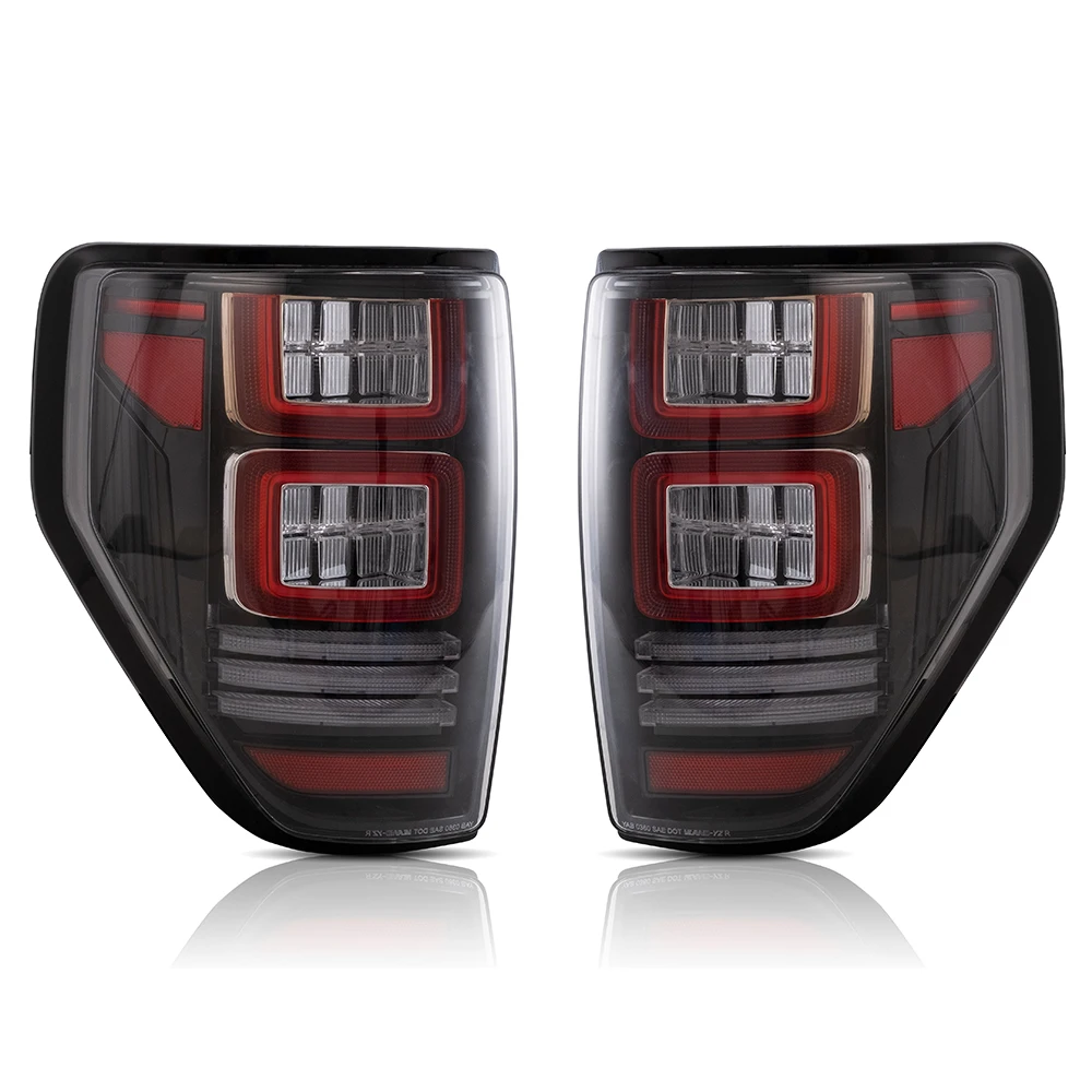 Hot selling Rear Tail Lights Led Taillights For 2009 - 2014 FX2 FX4 XL XLT STX King Ranch Auto Light System For Ford F150 Tail L factory