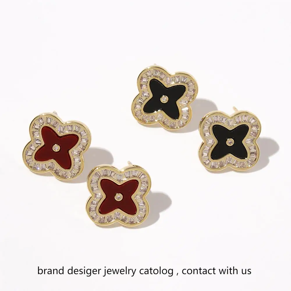 Famous Popular Brands Cc Inspired Earrings Double Letter Cc Earrings