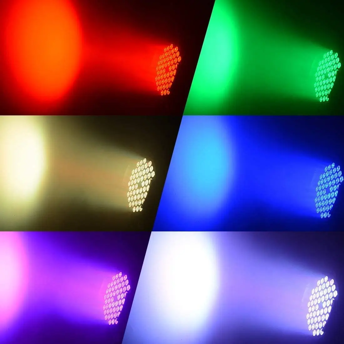 Factory Outlet RGB 3 in 1 DJ Equipment 54*3W LED Par Light  Disco Stage Lights for Bar Club Dance Wedding Party Light