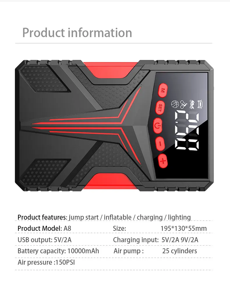 Car jump starter and tyre inflator at carol sorrels blog