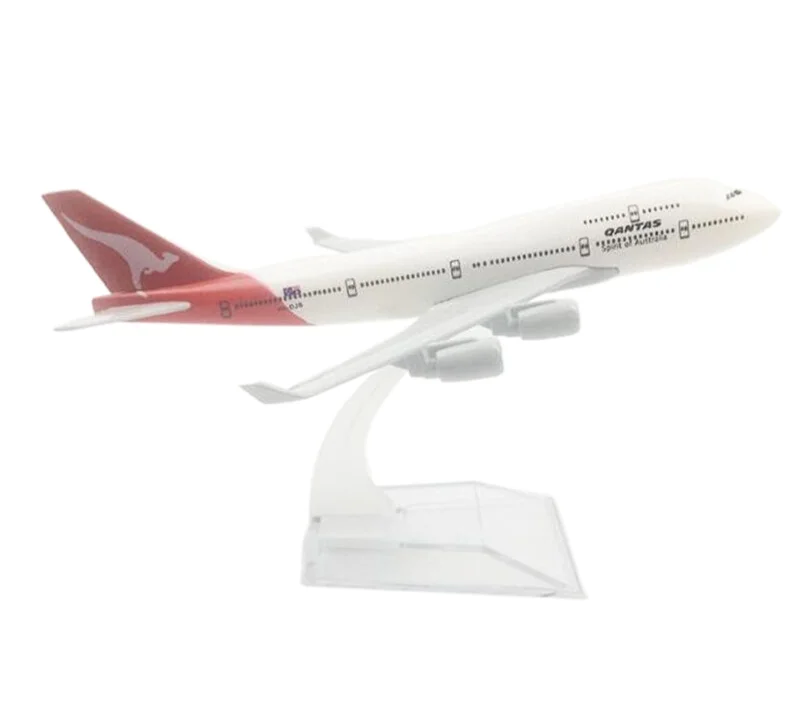 Wholesale Diecast 16cm 6.2in Qantas Airlines Desktop Decorative
