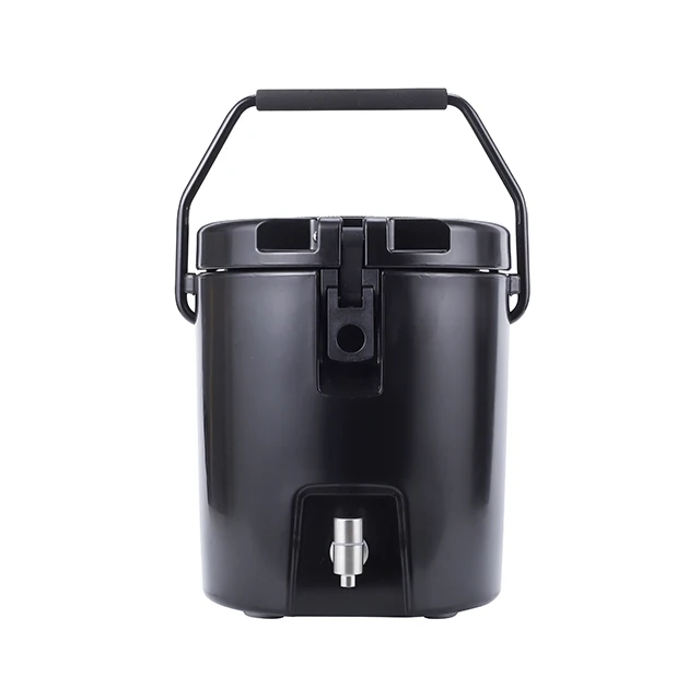 Hot Sales Customized Portable Rotomolded Plastic Ice Bucket Cooler Handles Solar Panel Thermal for Outdoor Camping Custom Food