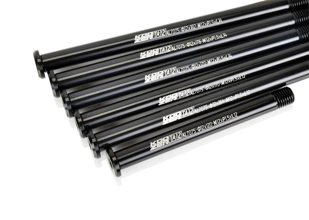 KOOZE TA12 12x100/142/148 Boost 12mm Fork Frame Hubs Wheel Bike for MTB Road Bicycle Parts AL7075 Thru Axle Skewers Shaft Rod