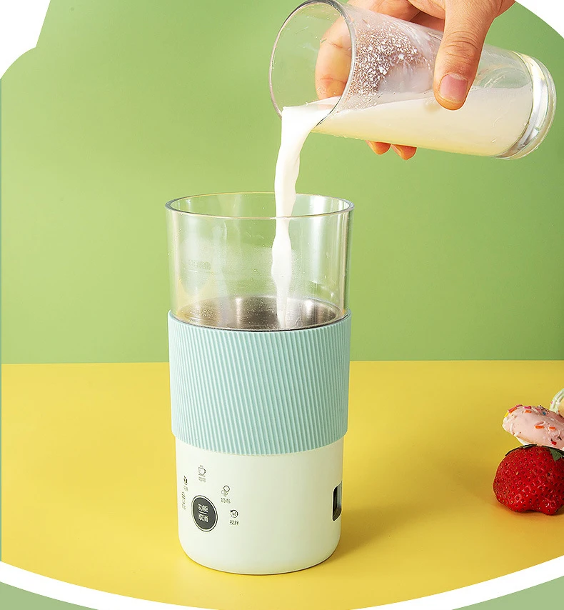 5 in 1 Portable Electric Coffee Maker Multictional Milk Tea Machine Milk  Frother Automatic Tea Maker DIY Milk Tea Office 350ml