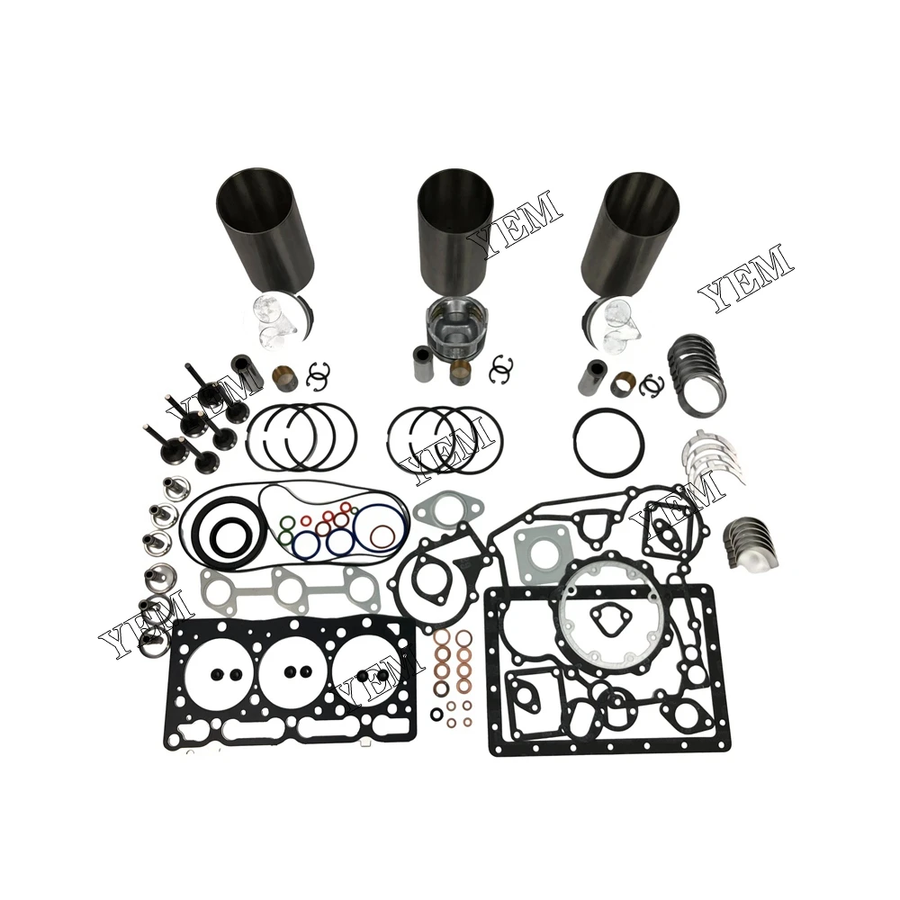 For KUBOTA D1105 Piston Ring Cylinder Liner Kit Engine Rebuild Kit 6