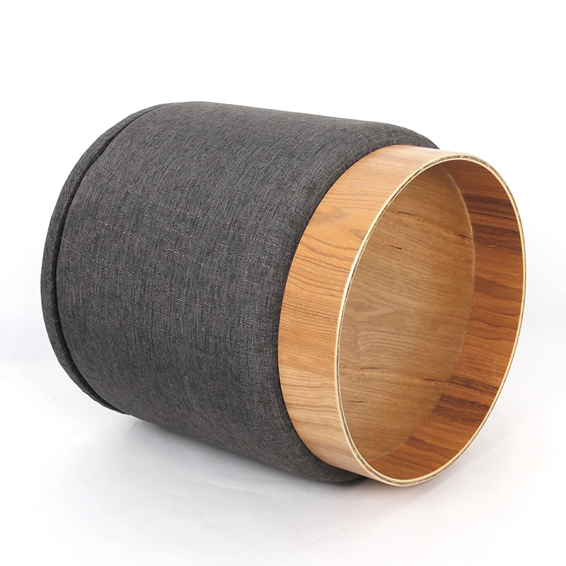Nordic Luxury Ottoman Living Room Pouffe Best Quality Fabric Stool for Bedroom Velvet Ottoman Puff Pouf