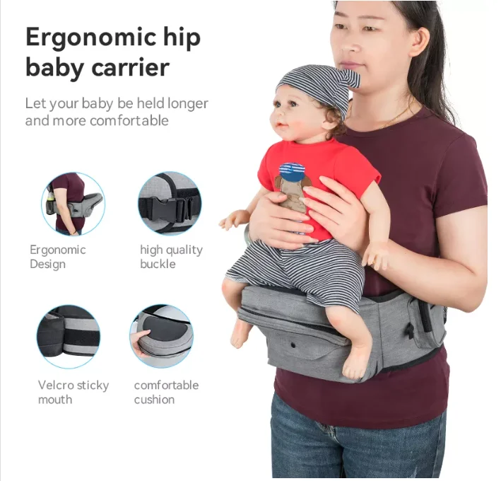 Wholesale Custom Multifunction Waist Stool Baby Carrier Hip Seat Baby