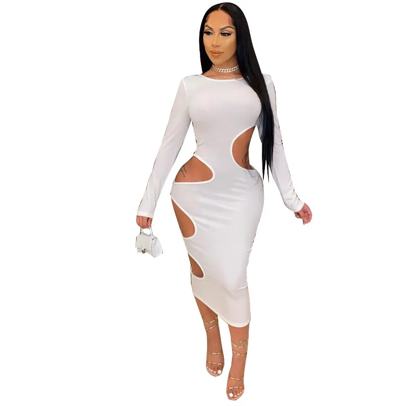 casual bodycon dress long sleeve