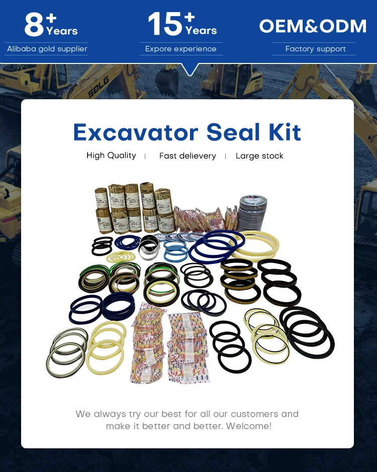 At442697 Hydraulic Seal Kit Hydraulic Cylinder Oil Seal For Backhoe ...