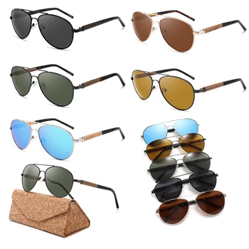 Conchen wood sunglasses men luxury brand logo custom sun glasses polarized