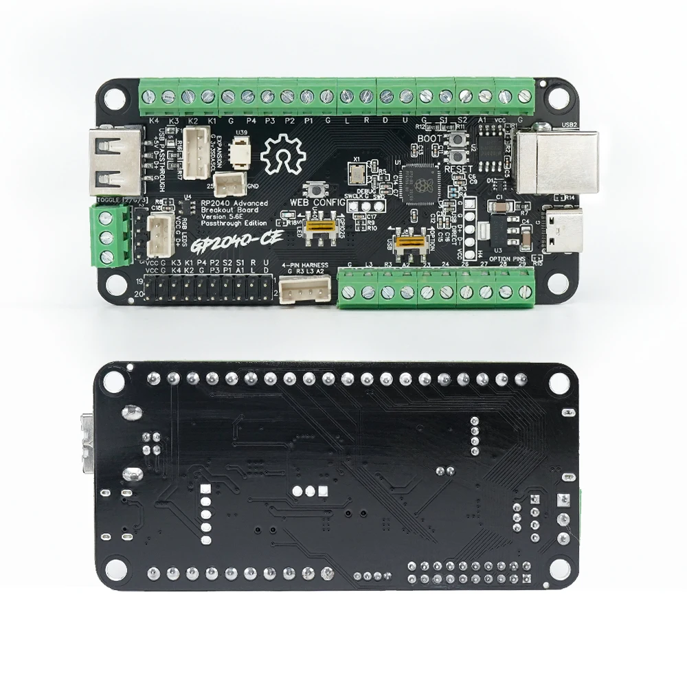 V5.6E RP2040 Advanced Breakout USB Passthrough PICO Fighting Board