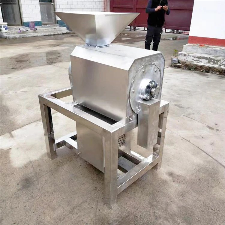 Small Scale Strawberry Mango Pulp Juice Making Extractor Machine