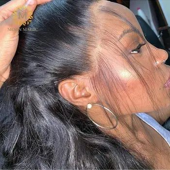 XBL hot selling brazilian women virgin yaki human hair 360 lace hair wig