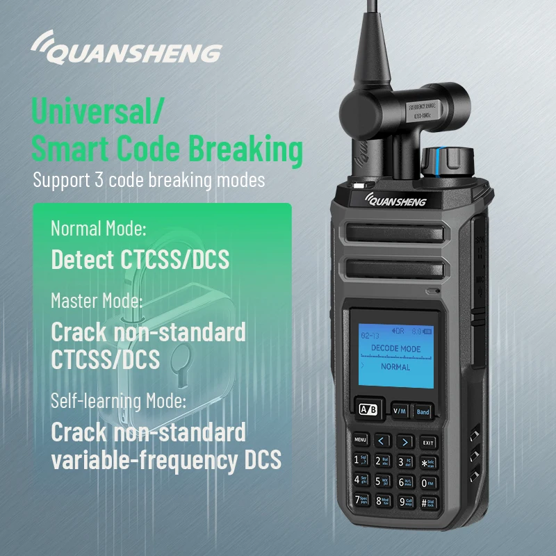 Quansheng TK11 Walkie Talkie - 10W Long Range Intercom