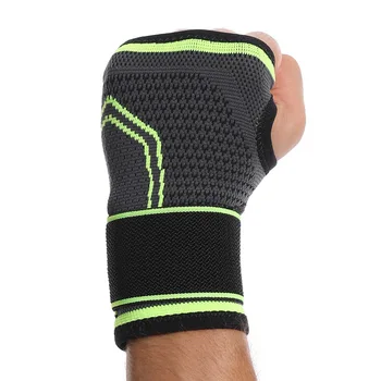 Knitting Elastic Wrist sleeve Adjustable wrist support straps