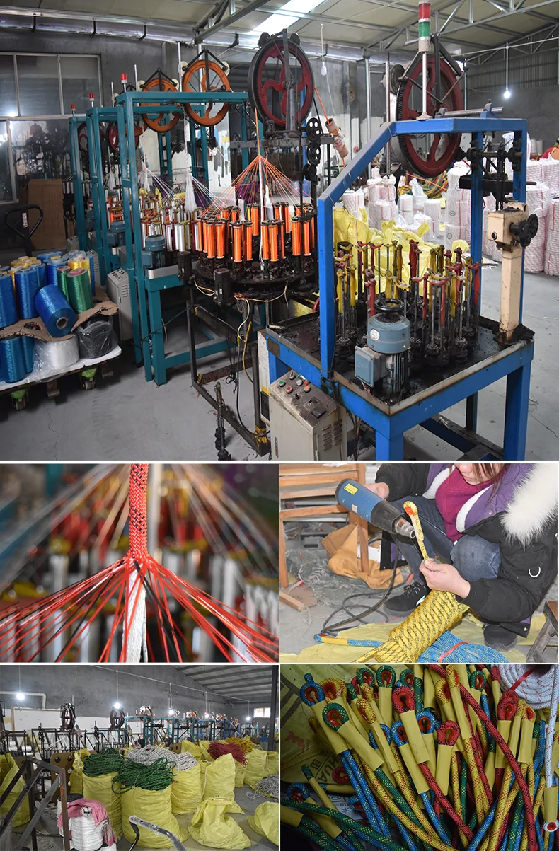 8mm Static Tree Climbing Lifeline Safety Rope For Fire Escape