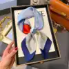 A0004-31 geometric color block blue