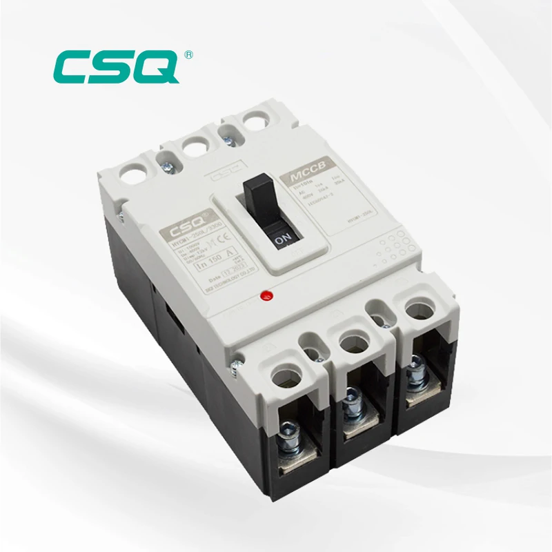 CSQ HYCM1 MCCB 125AMP 3p 4 Pole Molded case Circuit Breaker Low Voltage Home Use Breaker 200A 300A 400A Circuit Breaker