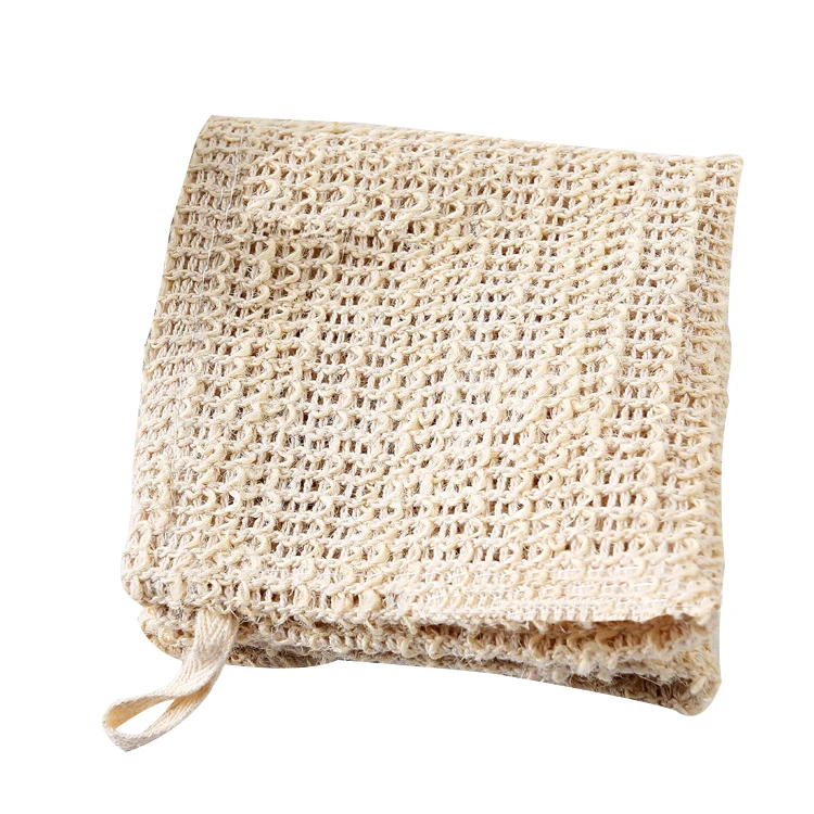 Natural Eco-friendly Soap Sack Sisal Ramie Cotton Mesh Soap Saver ...