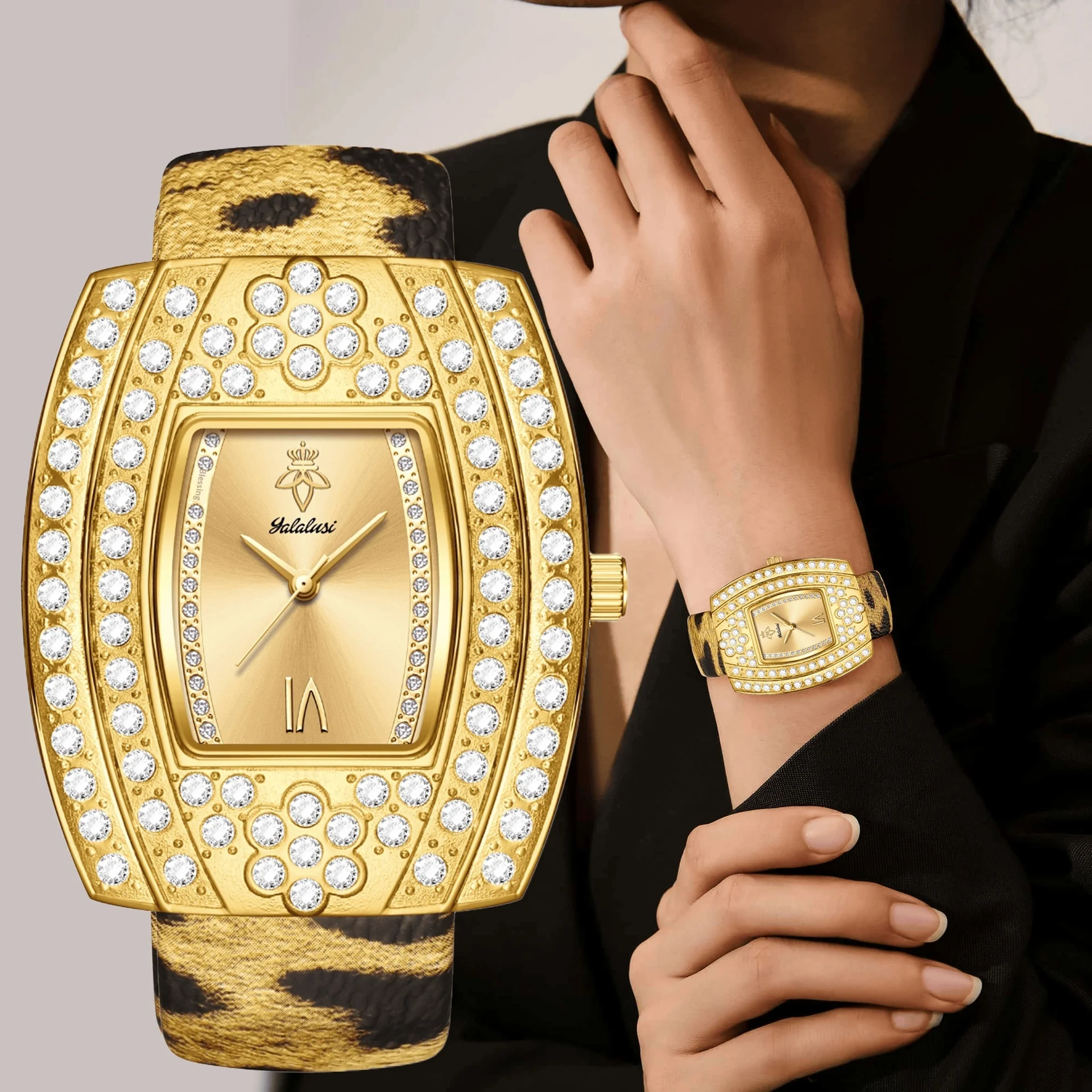 Diamond Quartz Women's Watch OM-752843