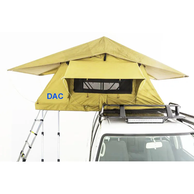 Wholesale DAC 1.9m Soft shell Australia Large Rooftop Tent Roof Top Tents  for Truck POLE From