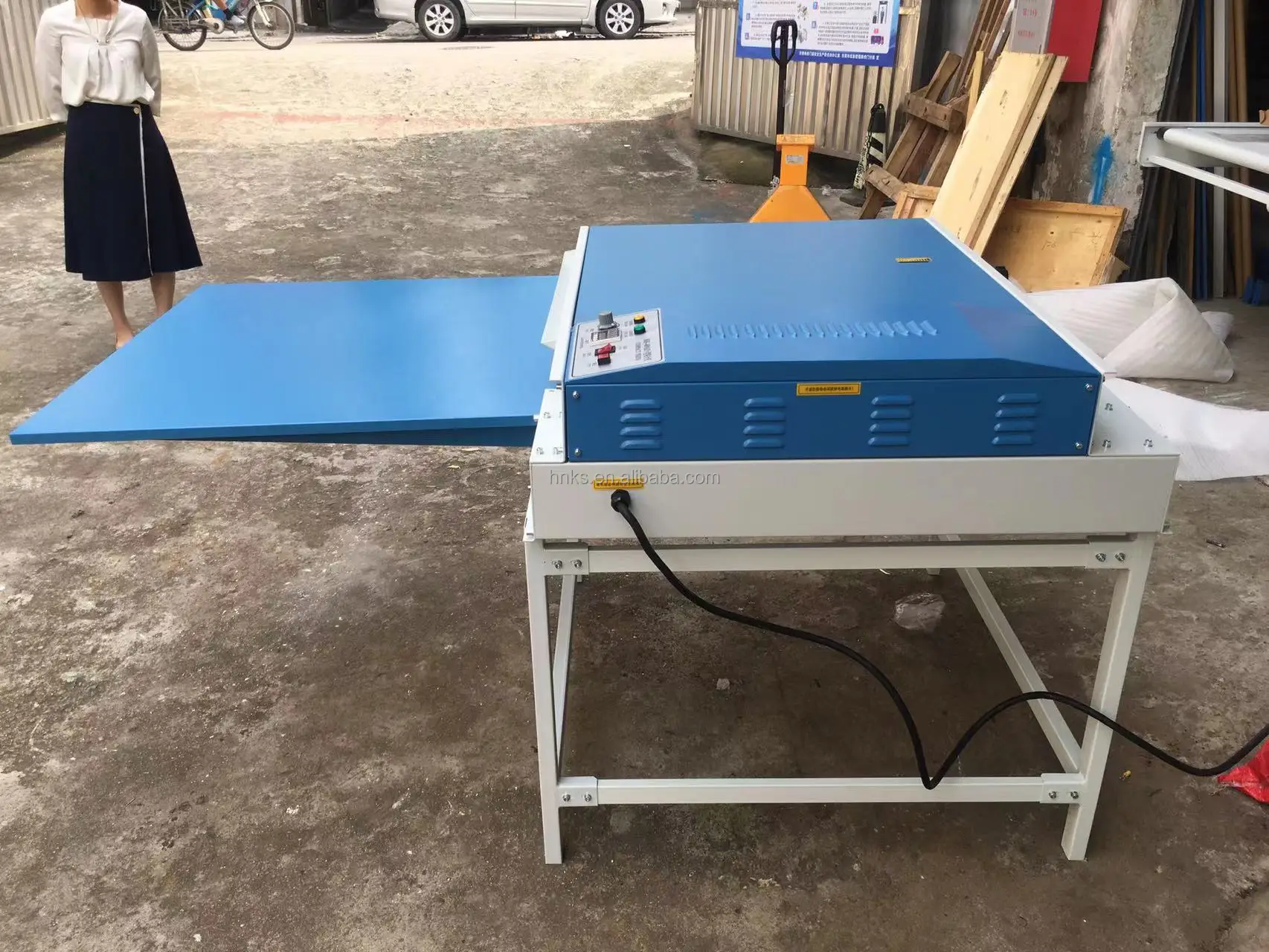 NHG Garment Continuous Fusing Machine Fabric Garment  Heat Press Machine t Shirt  Fabric Bonding Machine