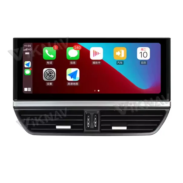 Viknav 12.3 Inch GPS Navigation Car Radio Touch Screen for Porsche for Cayenne 2011-2017 Tape Recorder Head Unit DSP Multimedia