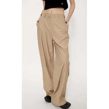 most famous style brown  and pink 80% Polyester and 20%  rayon girls wide  Athleisure pants  baggy palazzo pants for ladies