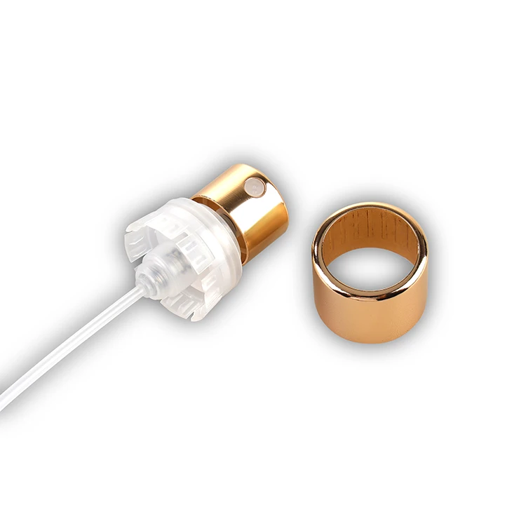Invisible Tube Crimpless Perfume Spray Pump with Aluminum Collar
