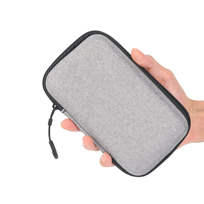 Durable EVA Carrying Electronic Organizer Mesh Zipper Travel Case For Cables Hard Drive Power Bank Storage Waterproof Pouch Bag_voghion.com