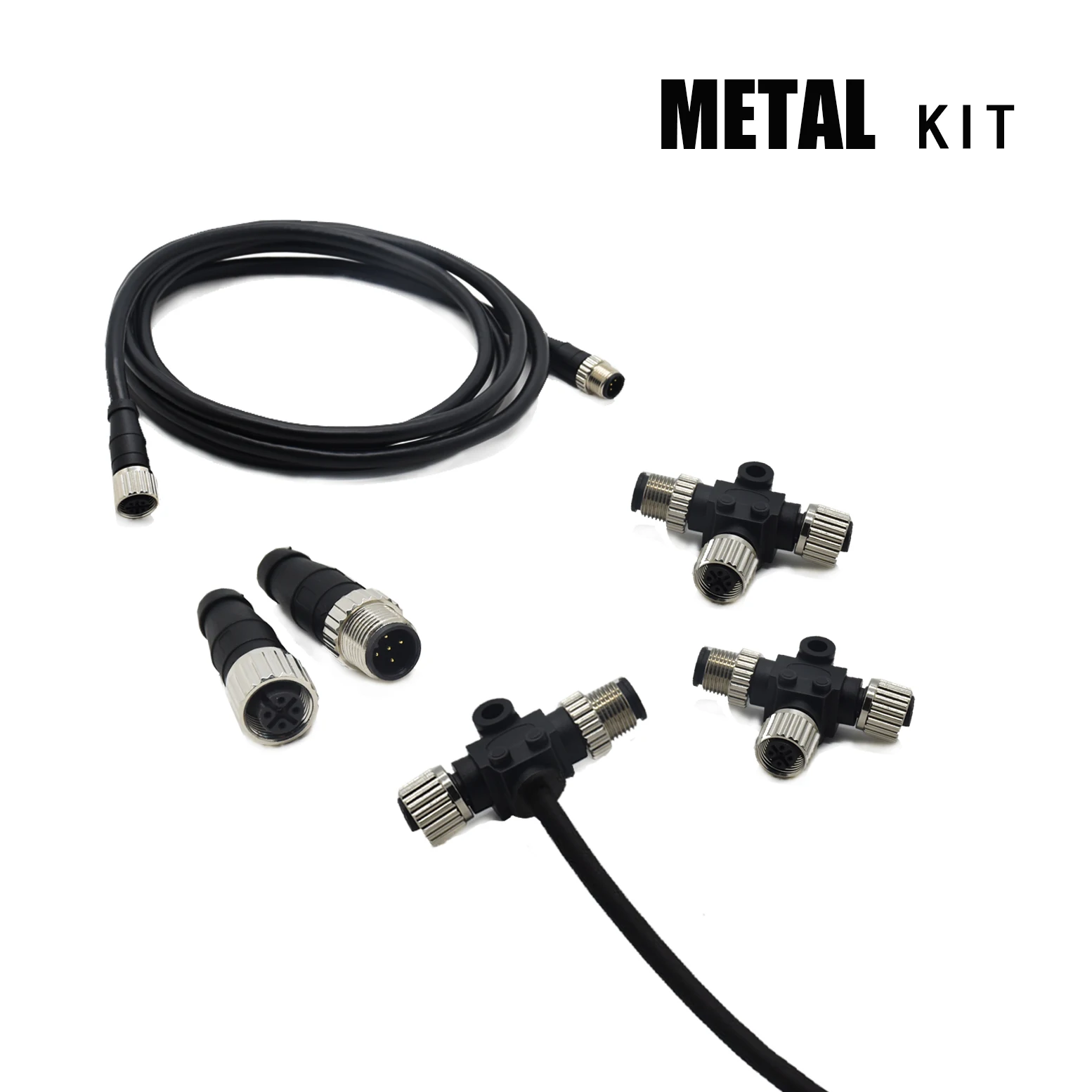 NMEA2000 Marine Network Starter Kit Cable Signal IP68 M12 Waterproof NMEA 2000 Connector