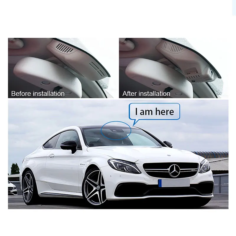 
 NTK96672 1296P Wifi Автомобильный скрытый видеорегистратор для Mercedes W204 W213 W221 W215  