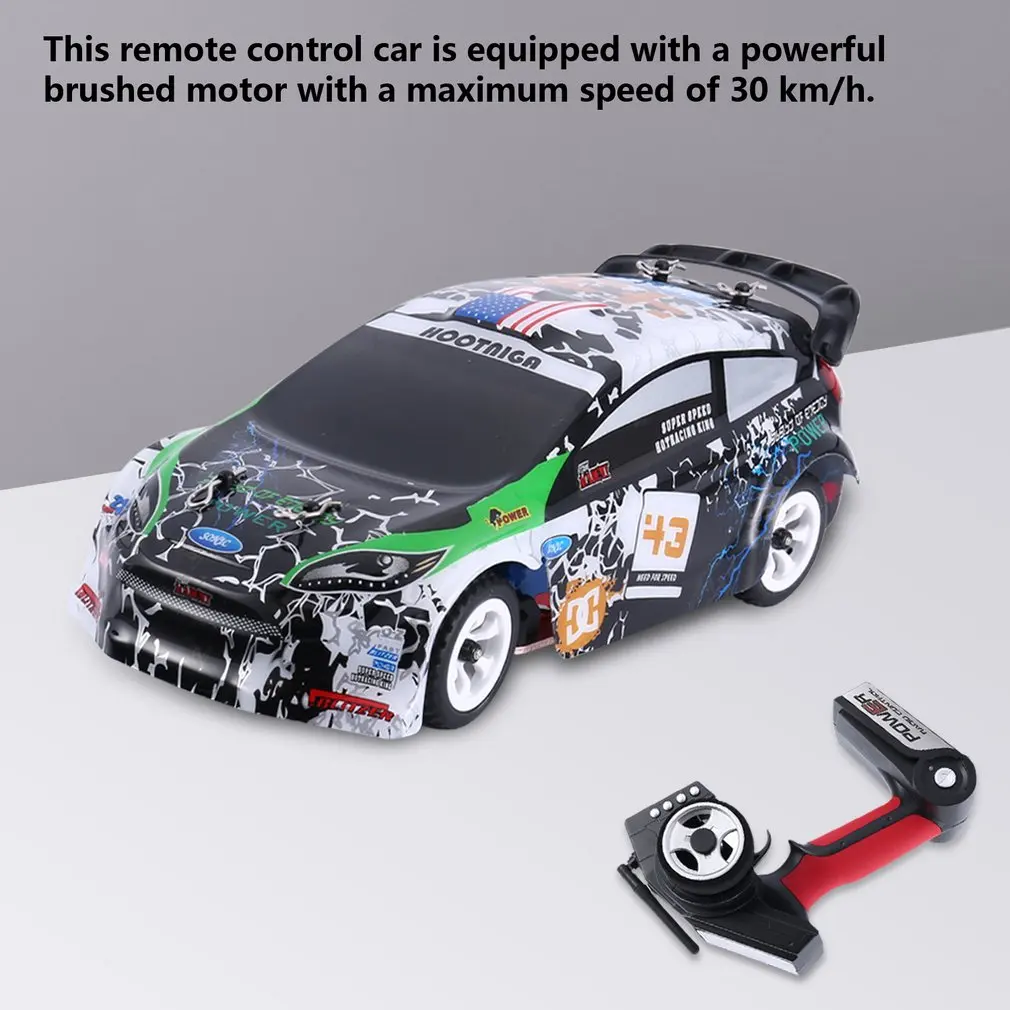 Wltoys K989 1/16 2.4G 4WD Brushed RC Remote Control Rally Car Transmitter 