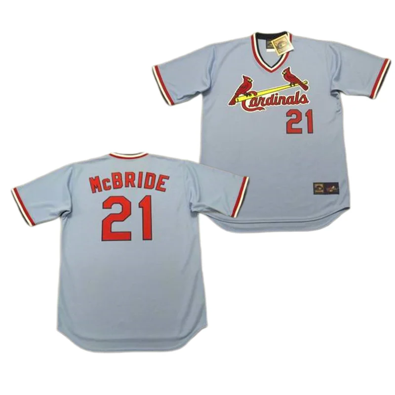 Wholesale Men's St. Louis 15 DICK SISLER 17 BOBBY TOLAN 18 MIKE SHANNON 22  MIKE MATHENY 25 MARK MCGWIRE Baseball Jersey Stitched S-5XL From  m.